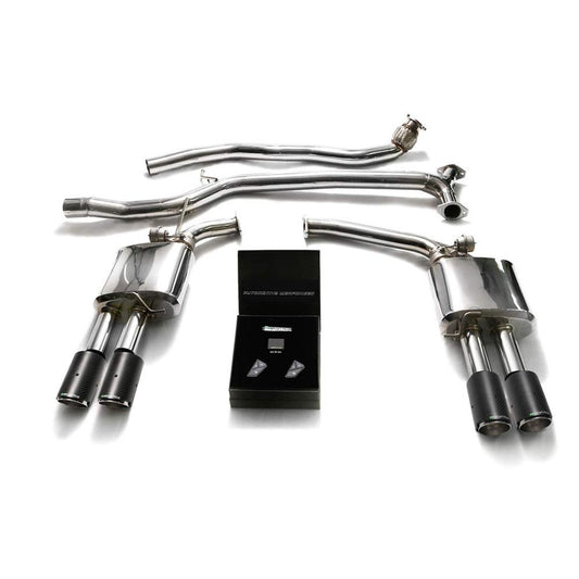 Armytrix Stainless Steel Valvetronic Catback Exhaust System | 2008-2015 Audi A5/A5 Quattro (AUB82-QC11)-C-Dub Tech