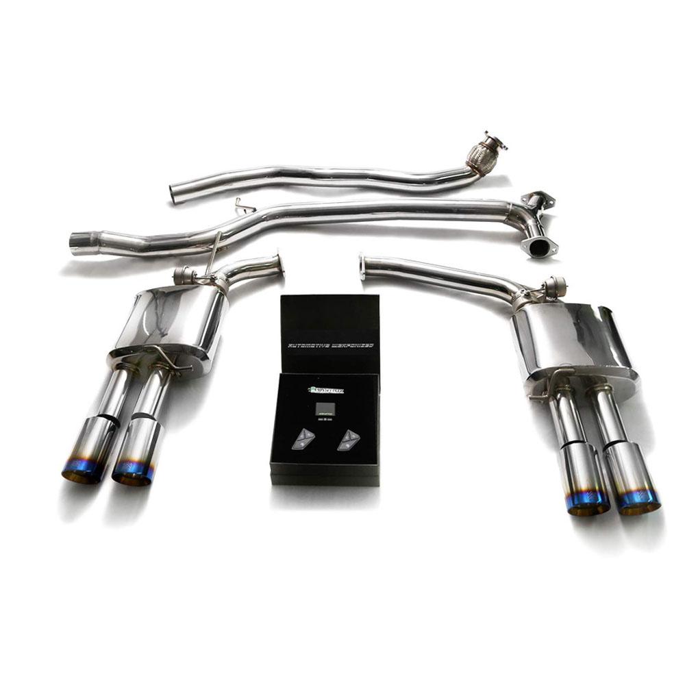 Armytrix Stainless Steel Valvetronic Catback Exhaust System | 2008-2015 Audi A5/A5 Quattro (AUB82-QC11)-C-Dub Tech