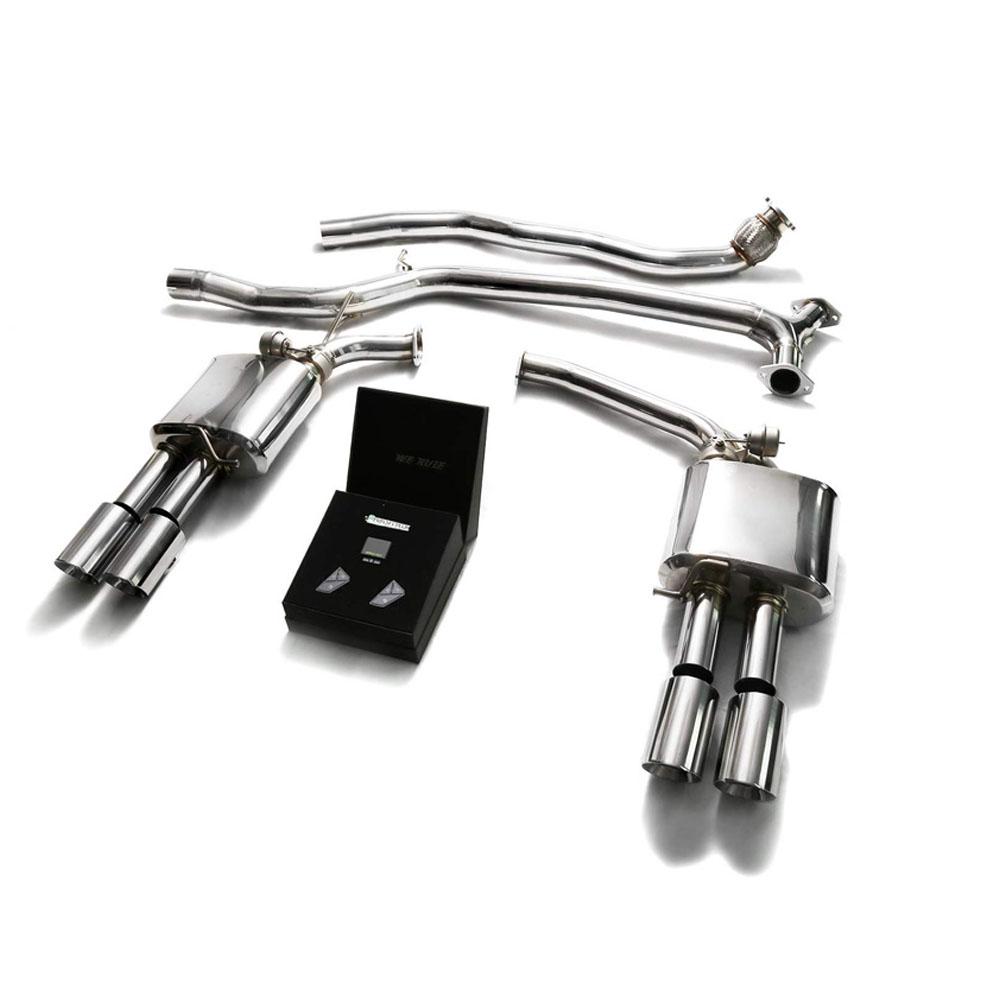 Armytrix Stainless Steel Valvetronic Catback Exhaust System | 2008-2015 Audi A5/A5 Quattro (AUB82-QC11)-C-Dub Tech