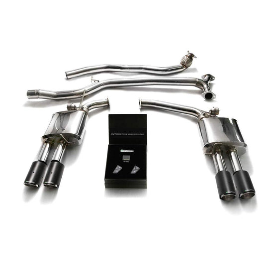 Armytrix Stainless Steel Valvetronic Catback Exhaust System | 2008-2020 Audi A5/A4 Quattro (AUB84-QC11)-C-Dub Tech