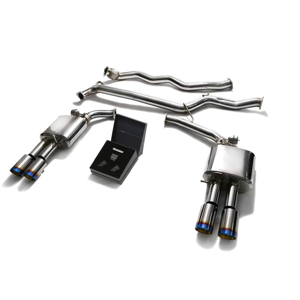 Armytrix Stainless Steel Valvetronic Catback Exhaust System | 2008-2020 Audi A5/A4 Quattro (AUB84-QC11)-C-Dub Tech