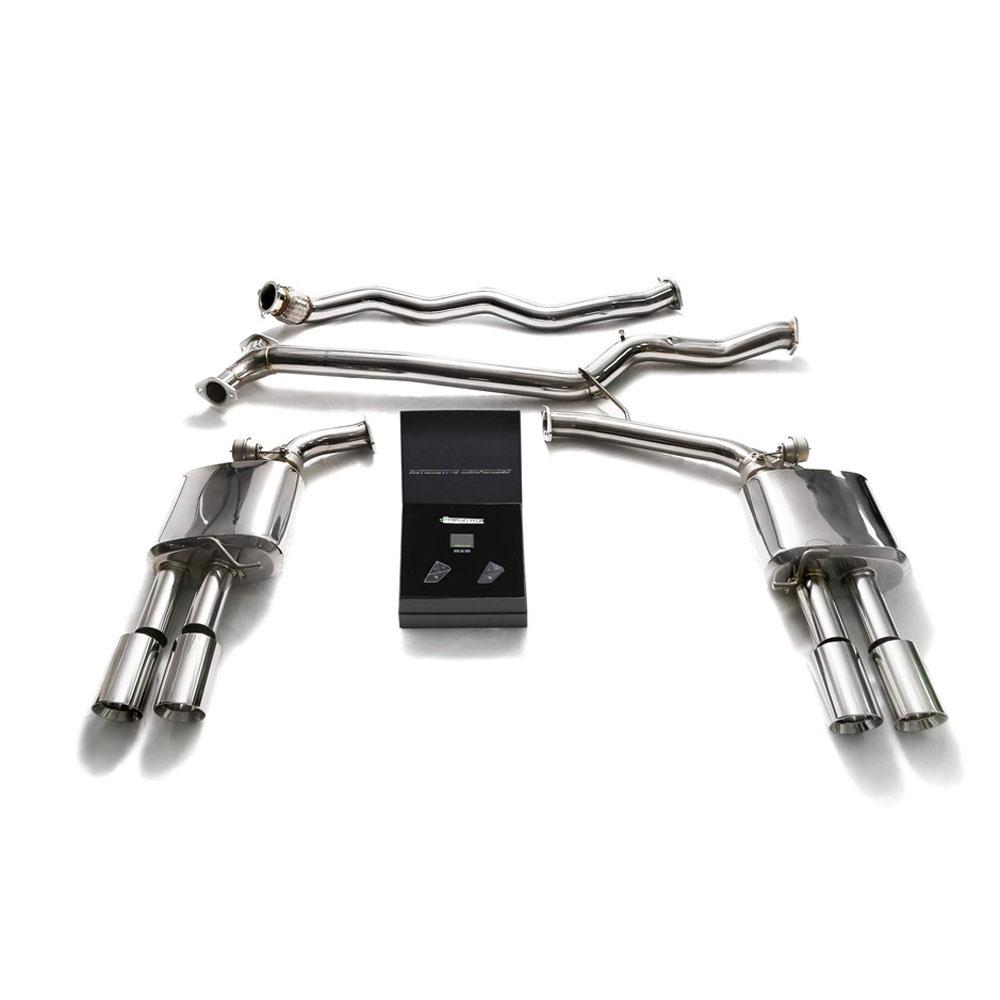 Armytrix Stainless Steel Valvetronic Catback Exhaust System | 2008-2020 Audi A5/A4 Quattro (AUB84-QC11)-C-Dub Tech