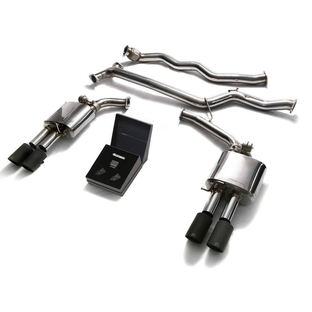 Armytrix Stainless Steel Valvetronic Catback Exhaust System | 2008-2020 Audi A5/A4 Quattro (AUB84-QC11)-C-Dub Tech