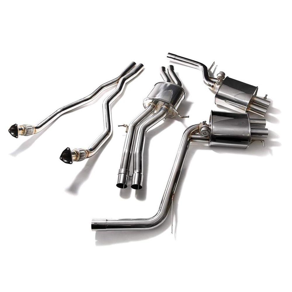 Armytrix Stainless Steel Valvetronic Catback Exhaust System | 2013-2015 Audi RS4 B8 4.2 V8 (AUB8R-4)-C-Dub Tech