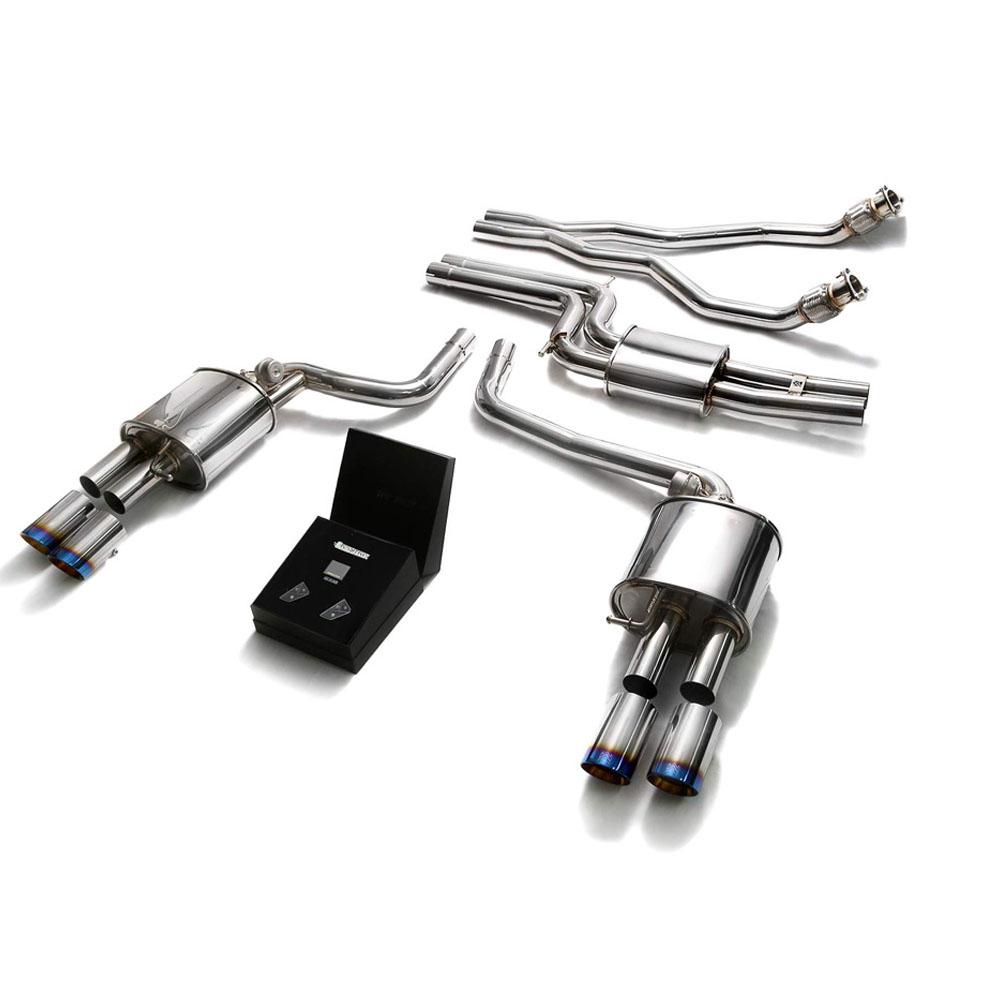 Armytrix Stainless Steel Valvetronic Catback Exhaust System | 2008-2016 Audi A5/S5 Coupe / Cabriolet B8 3.0L TFSI V6 (AUBS2-QC11)-C-Dub Tech