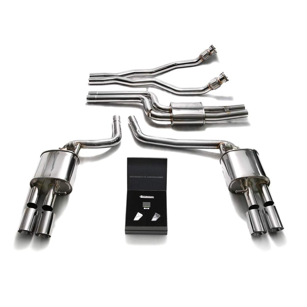 Armytrix Stainless Steel Valvetronic Catback Exhaust System | 2008-2016 Audi A5/S5 Coupe / Cabriolet B8 3.0L TFSI V6 (AUBS2-QC11)-C-Dub Tech