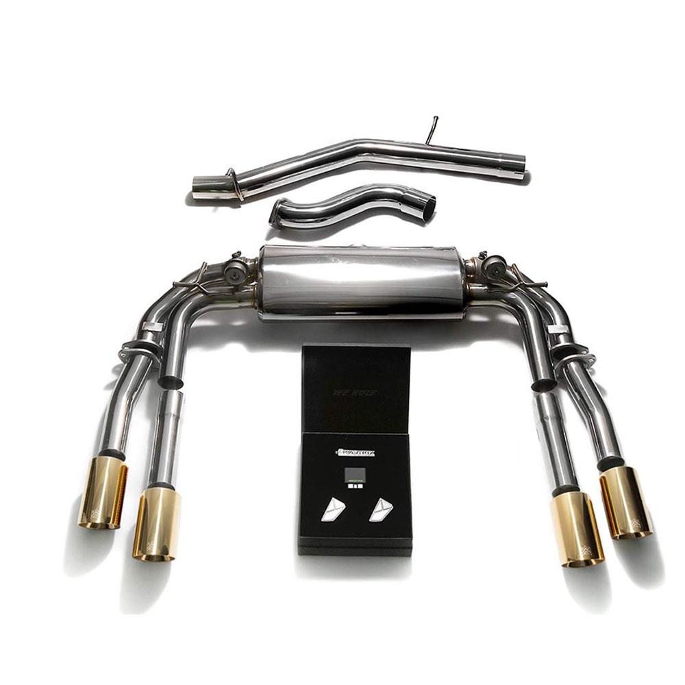 Armytrix Stainless Steel Valvetronic Catback Exhaust System | 2013-2020 Audi S3 8V Sedan 2.0 Turbo (AUVS4-QC11)-C-Dub Tech