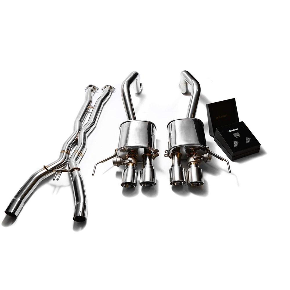 Armytrix Stainless Steel Valvetronic Catback Exhaust System | 2014-2019 Chevrolet Corvette C7 (CZ6C7-X+CZ6C7-QS28B)-C-Dub Tech