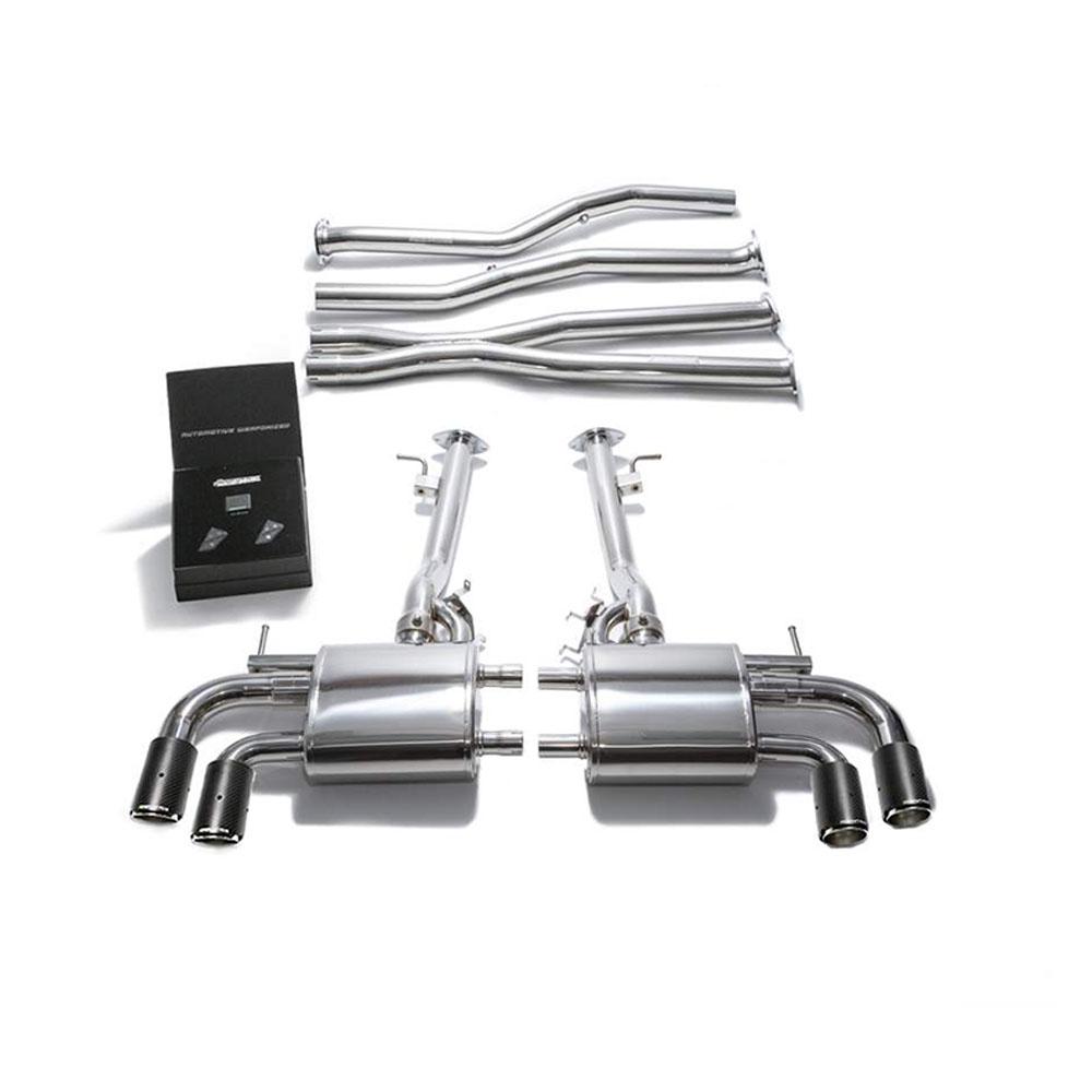 Armytrix Stainless Steel Valvetronic Exhaust System | 2017-2021 Lexus LC500 (LXLC5-QC11)-C-Dub Tech