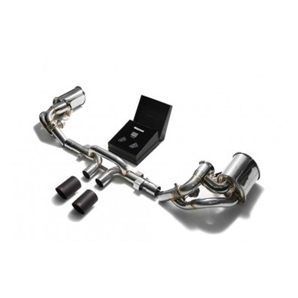 Armytrix Titanium Valvetronic Exhaust System with Exhaust Tips | 2007-2011 Porsche 997 GT3 RS (P97GR-DT20B)-C-Dub Tech