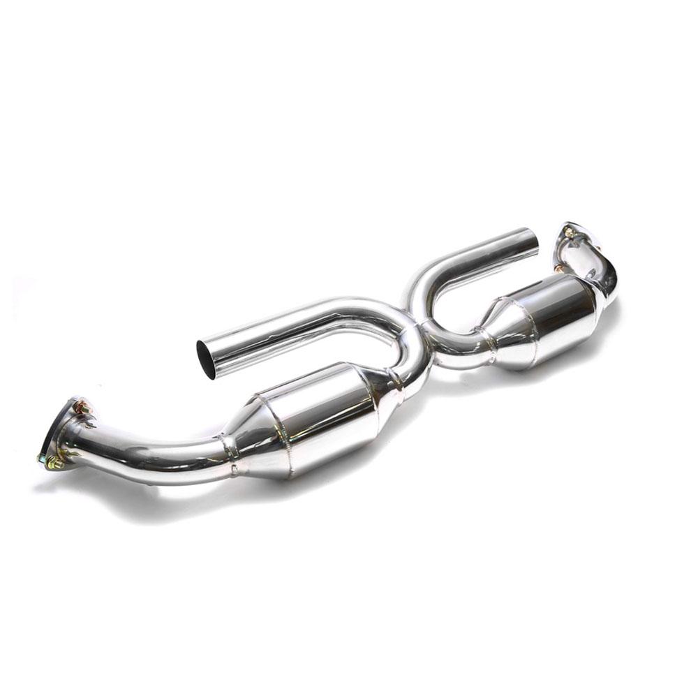 Armytrix High Flow 200CPSI Catalytic Converter X-Pipe | 2005-2008 Porsche 997 Carrera (P97N1-XC)-C-Dub Tech