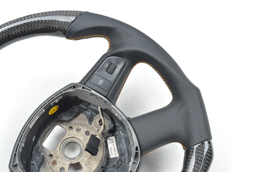 Audi A3 | A4 | A5 | A6 | Q7 4 Spoke OEM Upgraded Customized Steering Wheel 2007-2012-C-Dub Tech