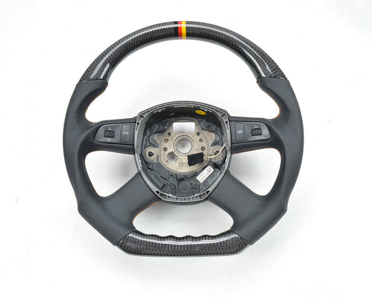 Audi A3 | A4 | A5 | A6 | Q7 4 Spoke OEM Upgraded Customized Steering Wheel 2007-2012-C-Dub Tech