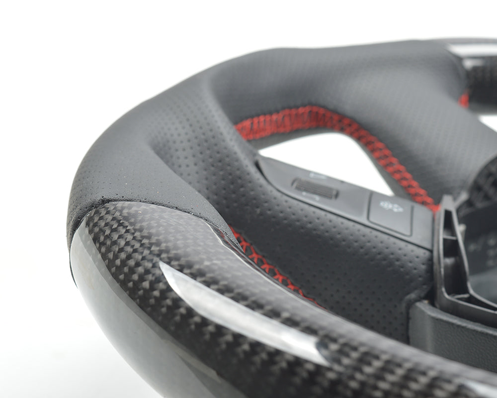 Audi A3 | A4 | A5 | A6 | Q7 4 Spoke OEM Upgraded Customized Steering Wheel 2007-2012-C-Dub Tech