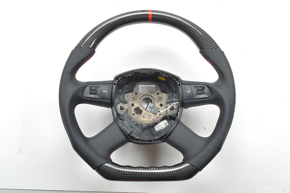 Audi A3 | A4 | A5 | A6 | Q7 4 Spoke OEM Upgraded Customized Steering Wheel 2007-2012-C-Dub Tech