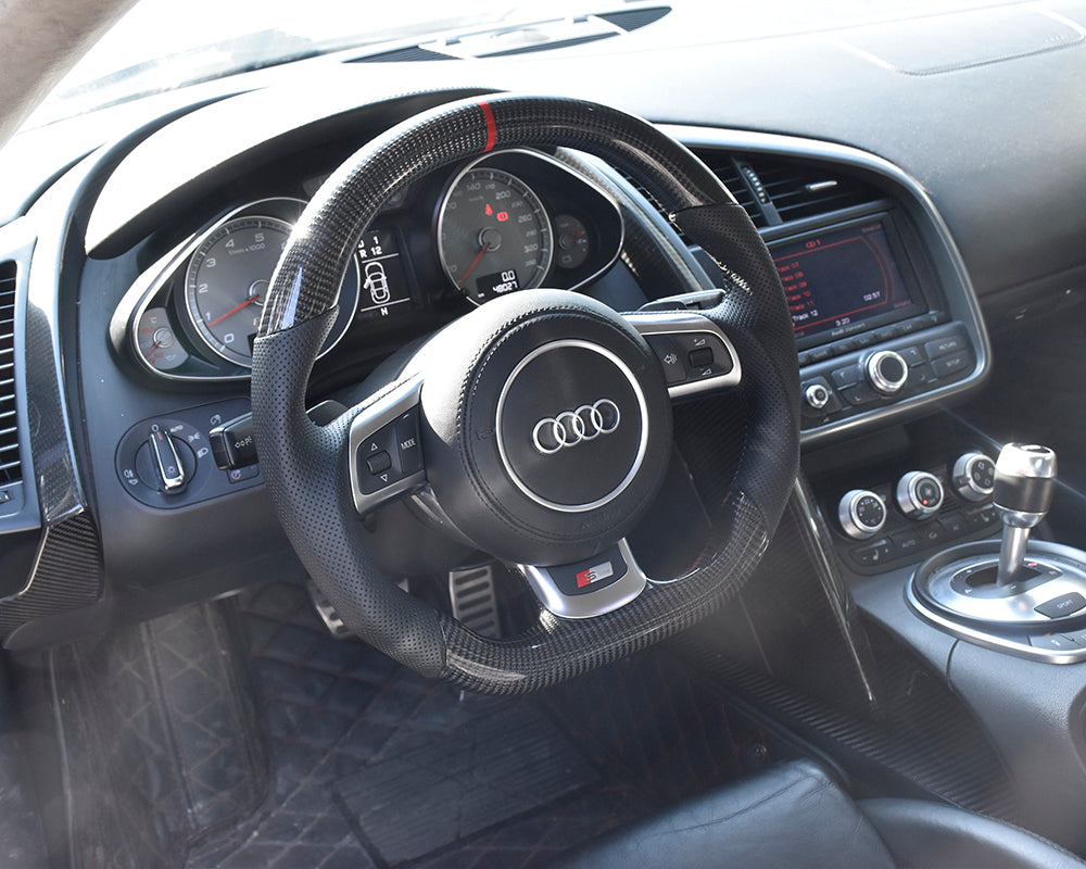 Audi R8 | TT RS OEM Upgraded Customized Steering Wheel 2009-2015-C-Dub Tech
