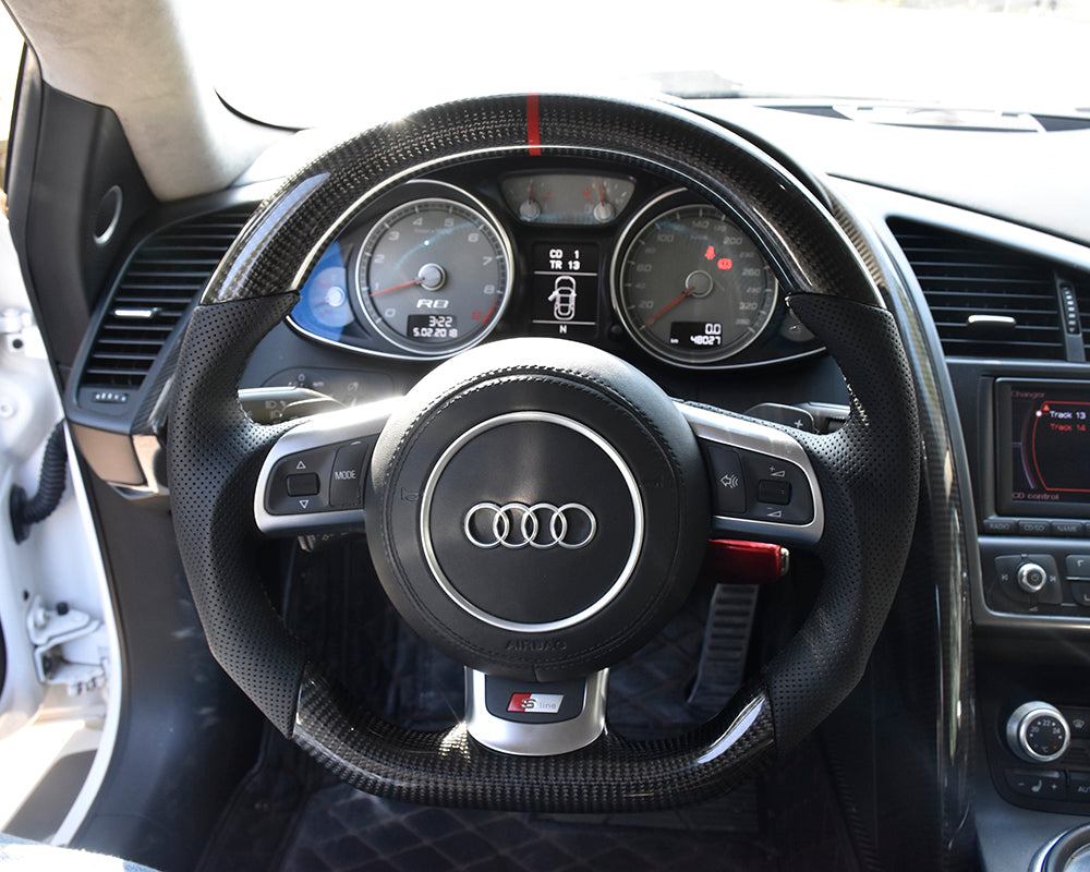 Audi R8 | TT RS OEM Upgraded Customized Steering Wheel 2009-2015-C-Dub Tech