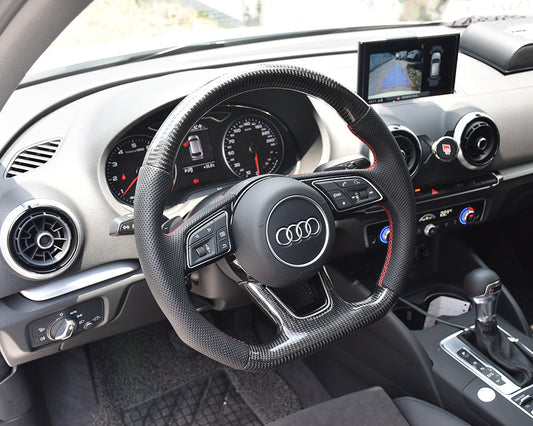 Audi A3 | A4 | A5 | S3 | RS3 | S4 | RS4 | S5 | RS5 S-Line OEM Upgraded Customized Steering Wheel 2017-2020-C-Dub Tech