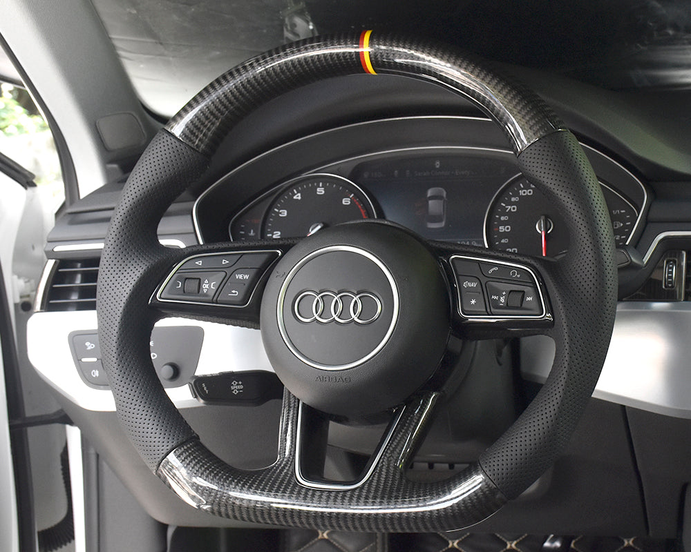 Audi A3 | A4 | A5 | S3 | RS3 | S4 | RS4 | S5 | RS5 S-Line OEM Upgraded Customized Steering Wheel 2017-2020-C-Dub Tech
