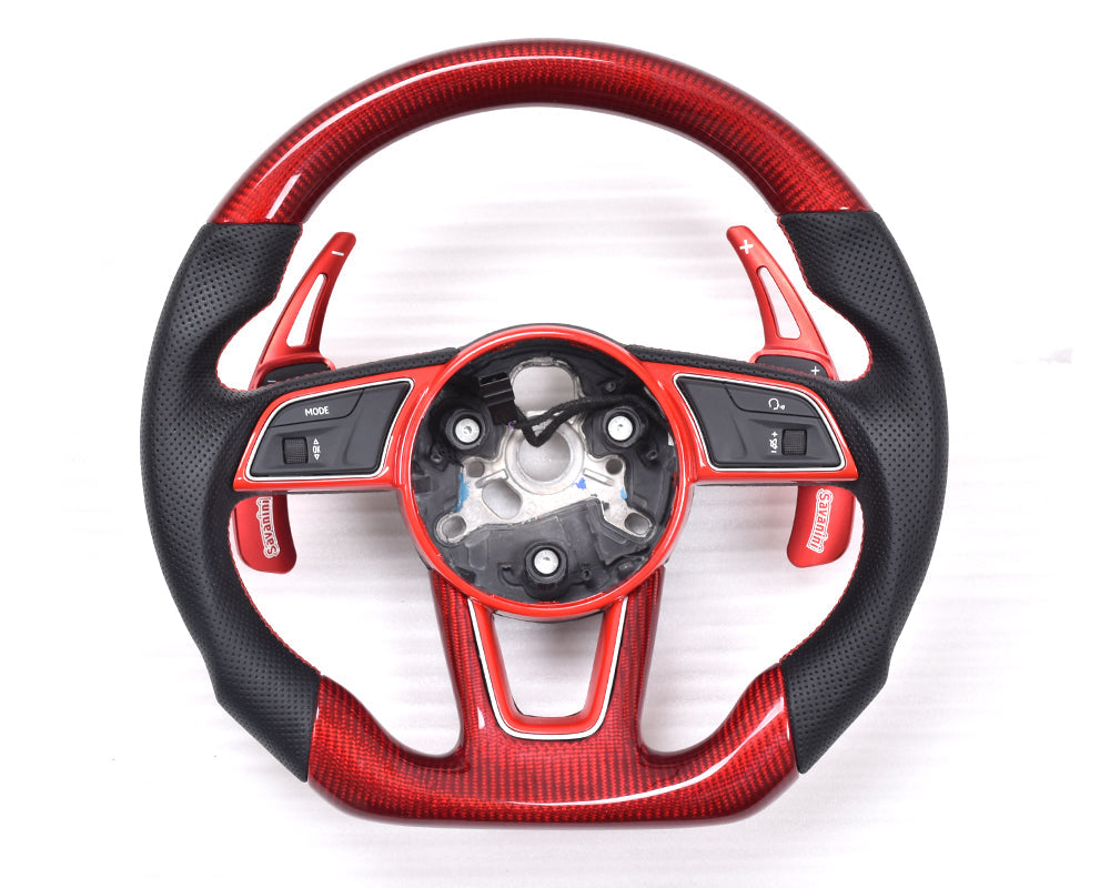 Audi A3 | A4 | A5 | S3 | RS3 | S4 | RS4 | S5 | RS5 S-Line OEM Upgraded Customized Steering Wheel 2017-2020-C-Dub Tech