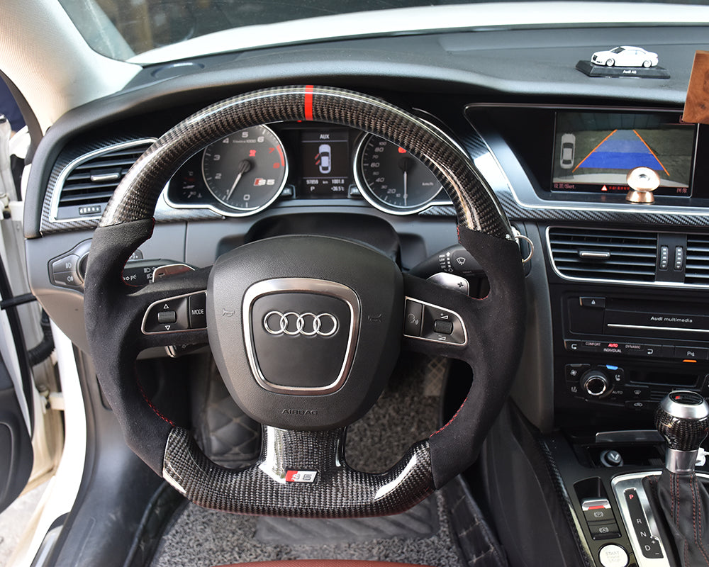 Audi A3 | A4 | A5 | A6 | Q5 | Q7 | S5 | S4 OEM Upgraded Customized Steering Wheel 2005-2011-C-Dub Tech
