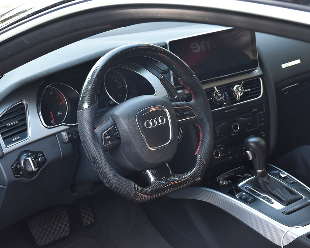 Audi A3 | A4 | A5 | A6 | Q5 | Q7 | S5 | S4 OEM Upgraded Customized Steering Wheel 2005-2011-C-Dub Tech