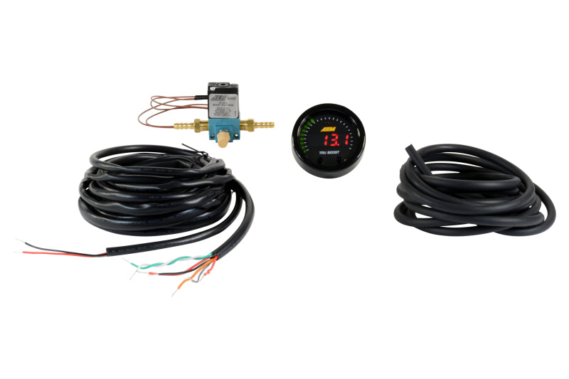 AEM X-Series Tru-Boost Controller Gauge w/ Boost Control Solenoid 80PSIg - 30-0352-C-Dub Tech