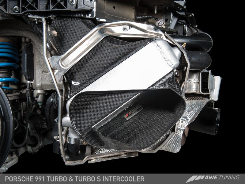 AWE Tuning Porsche 991 (991.2) Turbo/Turbo S Performance Intercooler Kit - 4510-11050-C-Dub Tech