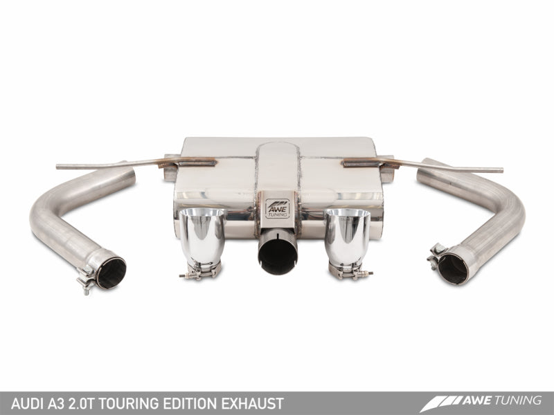 AWE Tuning Audi 8V A3 Touring Edition Exhaust - Dual - 3015-32056-C-Dub Tech