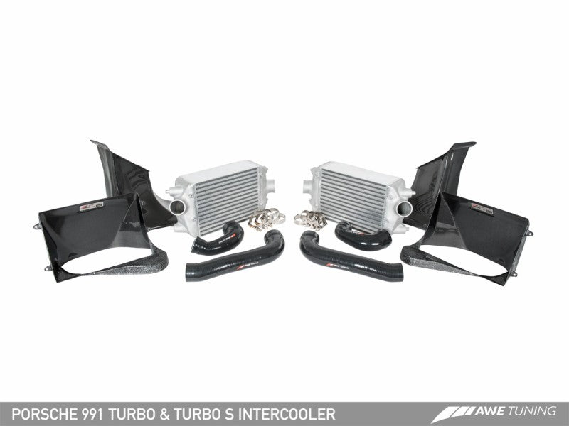 AWE Tuning Porsche 991 (991.2) Turbo/Turbo S Performance Intercooler Kit - 4510-11050-C-Dub Tech