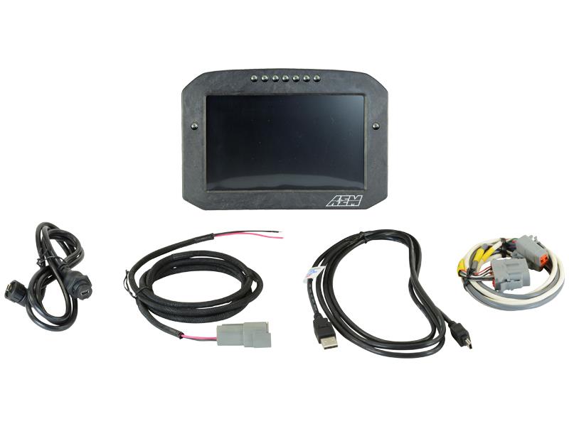 AEM CD-7L Carbon Logging Flush Digital Dash Display - 30-5701F-C-Dub Tech