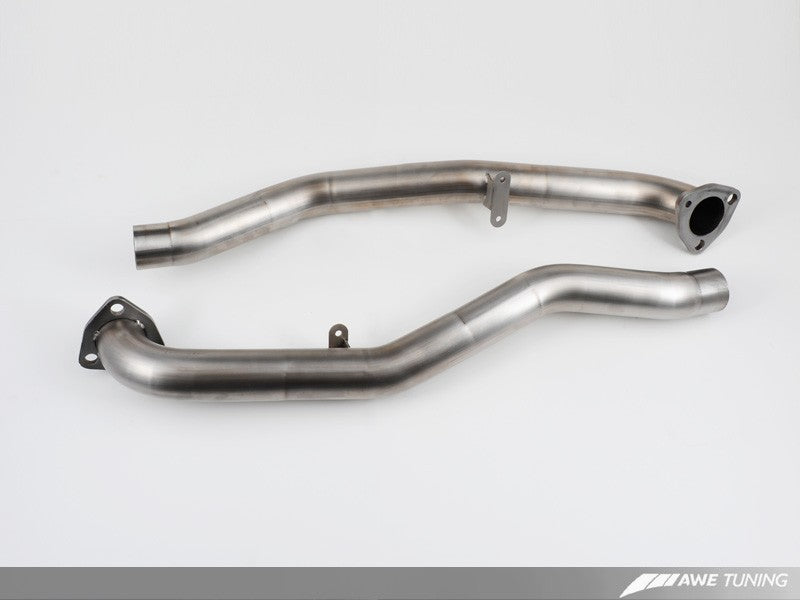 AWE Tuning Porsche 997.2 Performance Cross Over Pipes - 3010-11010-C-Dub Tech