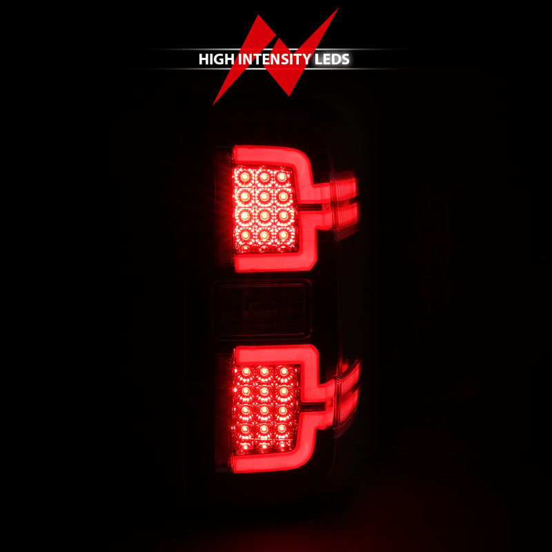 ANZO 2014-2018 Chevy Silverado 1500 LED Taillights Black - 311289-C-Dub Tech