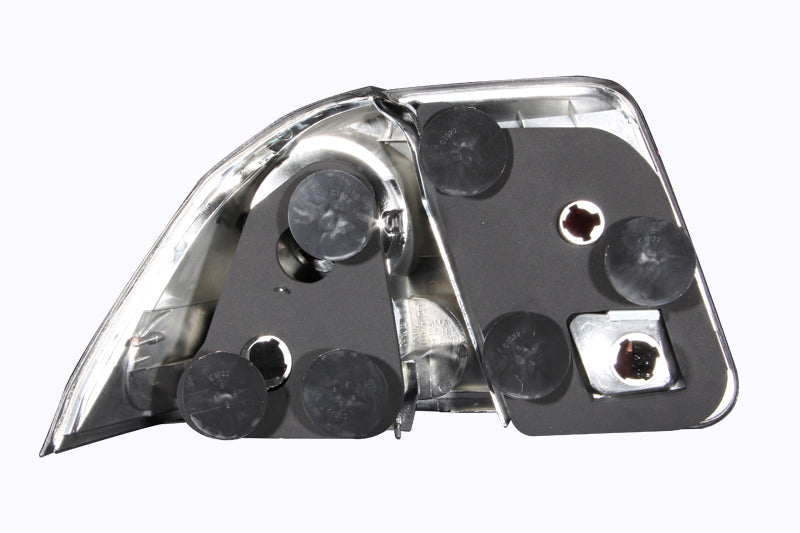 ANZO 2001-2004 Honda Civic Taillights Black - 221048-C-Dub Tech
