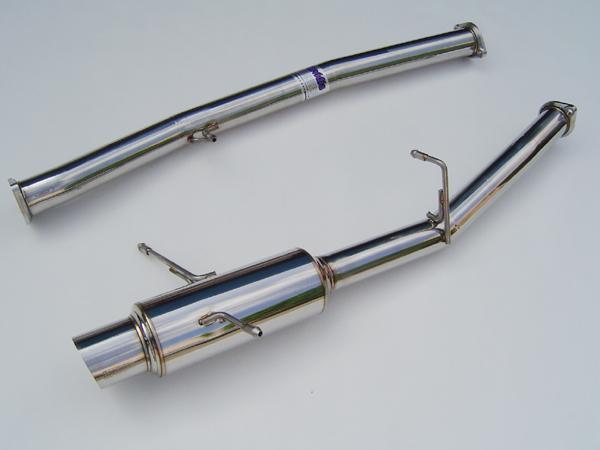 Invidia 02-07 WRX/STi 76mm N1 RACING Stainless Steel Tip Cat-back - HS02SW1GTR