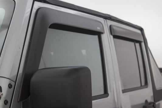 AVS 07-18 Jeep Wrangler Unlimited Ventvisor Low Profile Window Deflectors - 774034-C-Dub Tech