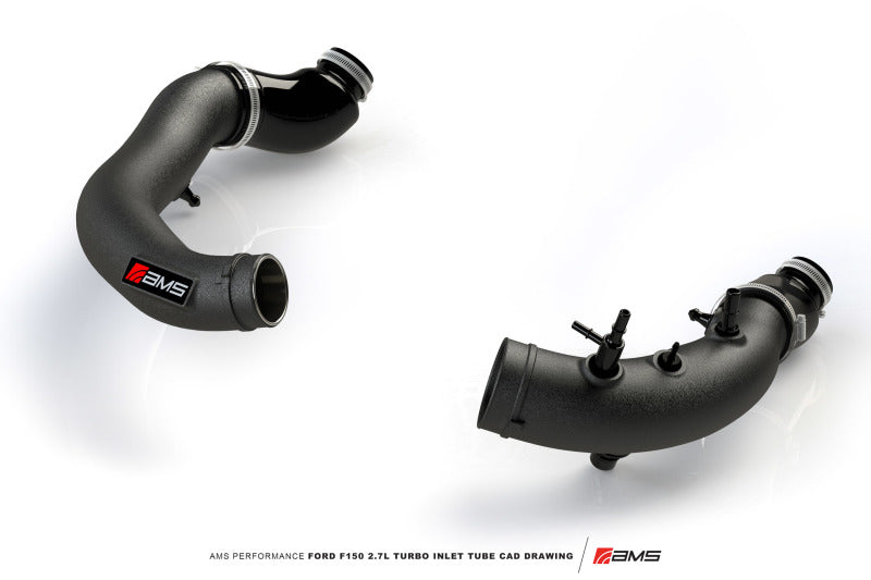 AMS Performance 15-20 Ford F-150 2.7L EcoBoost Turbo Inlet Tubes - AMS.44.08.0001-1-C-Dub Tech