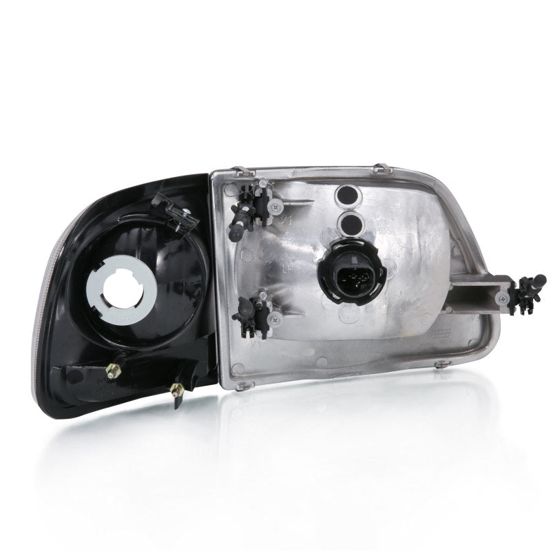 ANZO 1997-2003 Ford F-150 Crystal Headlight G2 Clear With Parking - 111438-C-Dub Tech