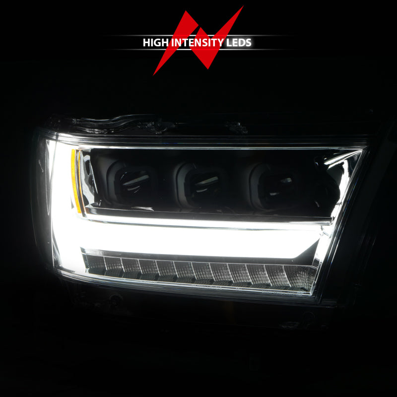 ANZO 19-20 Dodge Ram 1500 Tradesman LED Projector Headlights Plank - 111495-R-C-Dub Tech