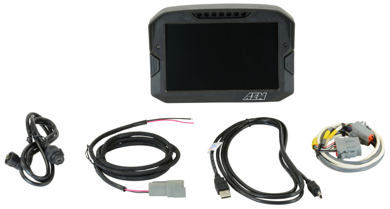 AEM CD-7 Logging Race Dash Carbon Fiber Digital Display (CAN - 30-5701-C-Dub Tech