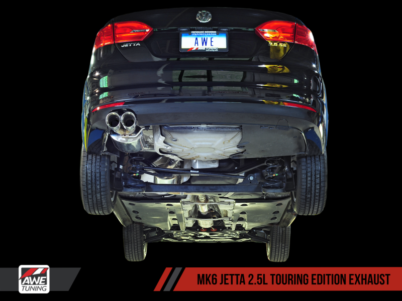 AWE Tuning Mk6 Jetta 2.5L Touring Edition Exhaust - Polished - 3015-22060-C-Dub Tech