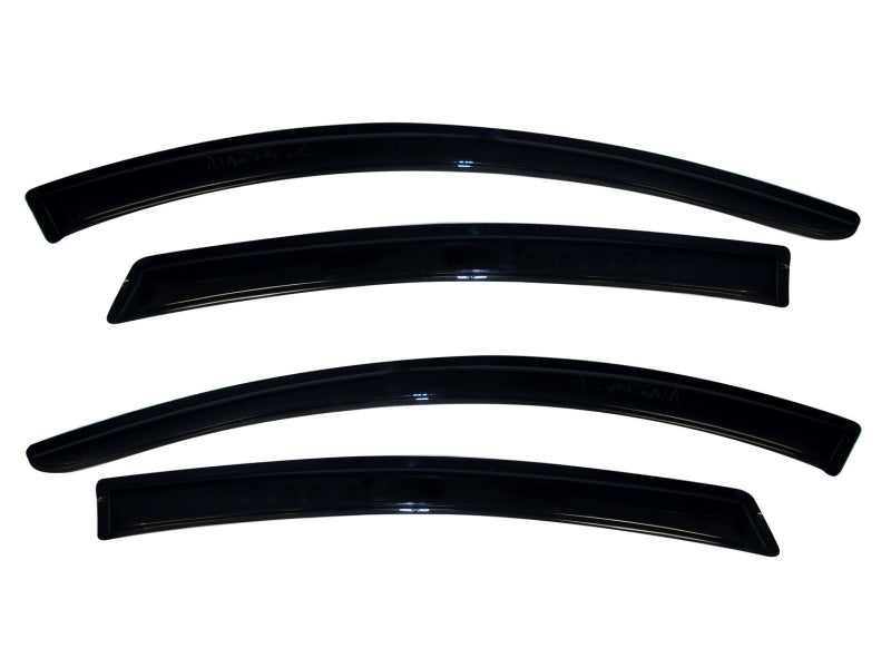 AVS 09-13 Mazda 6 Ventvisor Outside Mount Window Deflectors 4pc - 94287-C-Dub Tech