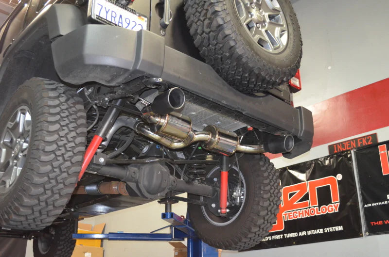 Injen 07-17 Jeep Wrangler JK 3.6L/3.8L 63mm Stealth Black Axle-back - SES5004BLK