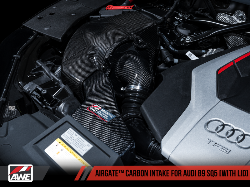 AWE Tuning Audi B9 SQ5 3.0T AirGate Carbon Fiber Intake - 2660-15060-C-Dub Tech