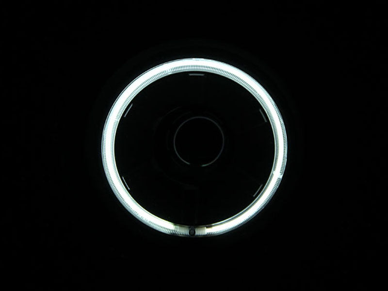 ANZO 2007-2013 Toyota Fj Cruiser Projector Headlights w/ Halo Black - 111116-C-Dub Tech