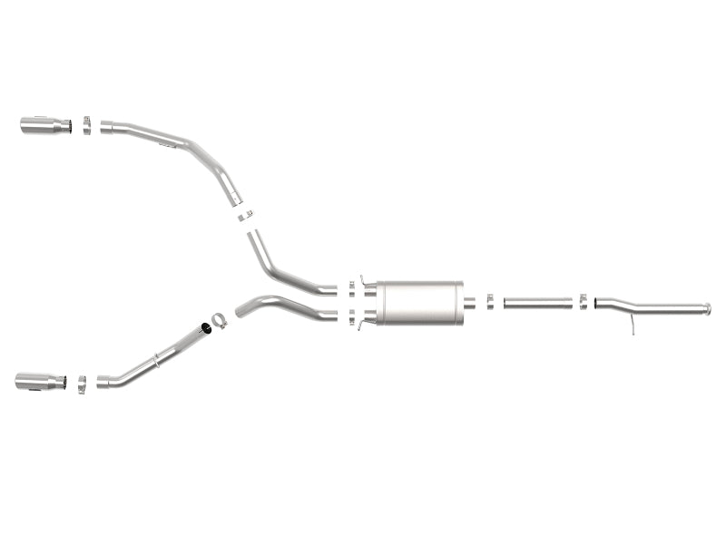 aFe Apollo GT Series 3 IN 409 SS Cat-Back Exhaust - 49-44111-P-C-Dub Tech