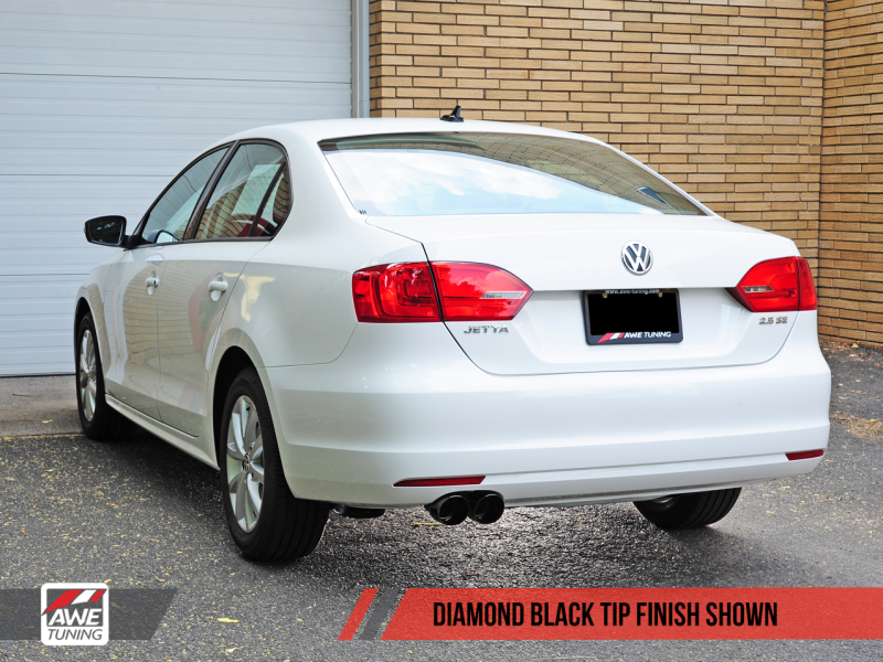 AWE Tuning Mk6 Jetta 2.5L Track Edition Exhaust - Diamond - 3020-23030-C-Dub Tech