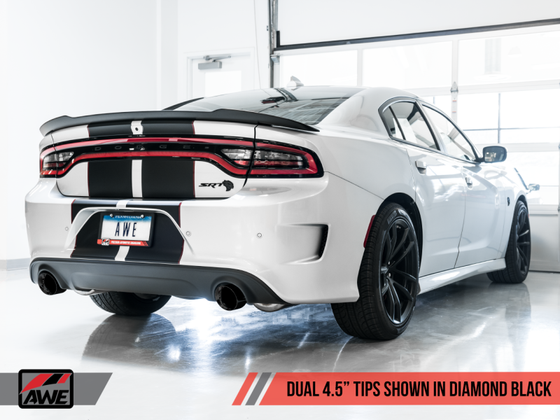 AWE Tuning 2015+ Dodge Charger 6.4L/6.2L Non-Resonated Touring Edition Exhaust - 3020-33070-C-Dub Tech