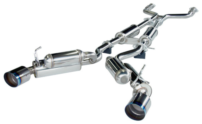 HKS 08 Infiniti G37 Coupe Dual Hi-Power Titanium Tip Catback - 32009-BN003