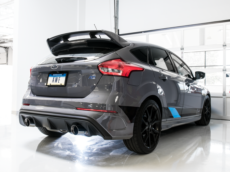 AWE Tuning Ford Focus RS SwitchPath Cat-back Exhaust - Diamond - 3025-33024-C-Dub Tech